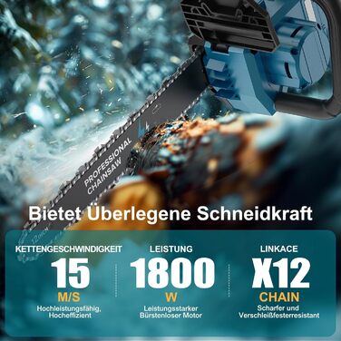 Акумуляторна міні-пила PowerCut X13: 6 дюймів, 8000mAh, автоматичний змащувач, для стрижки гілок та дерева