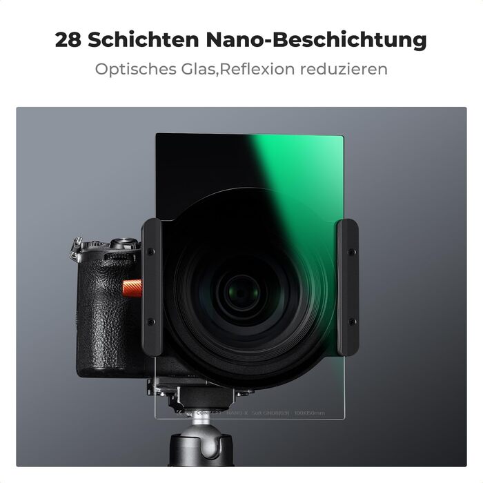 Набір фільтрів K&F CONCEPT Nano-X Square: Soft GND8, Verlaufsfilter з кріпленням