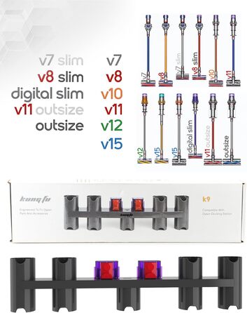 Кріплення для пилососа Dyson V7 V8 V10 V11 V12 V15 - настінна підставка, аксесуар