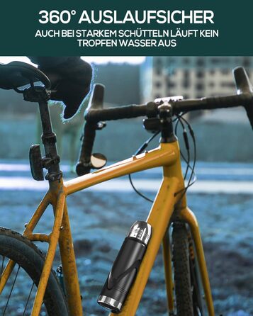 Термотермос, термофляга з нержавіючої сталі, 750 мл, 500 мл, 350 мл, подвійні стінки, без BPA, для газованої води, ізольована пляшка для спорту та відпочинку на природі, чорний колір