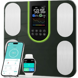 Електронні ваги для ванної Letron Smart: цифровий вимір BMI + мобільний додаток
