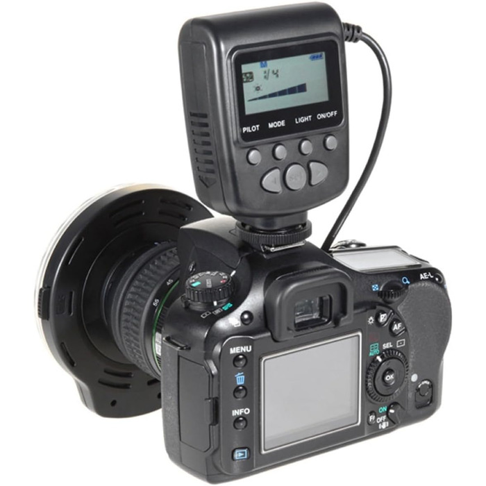 Рінглайт Makro Ringblitz FC-110 для Canon/Pentax DSLR/SLR камер - світло для фото та відео