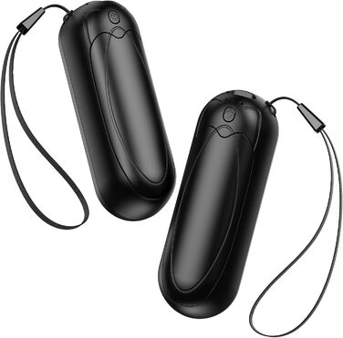 Електричні грілки для рук 2 шт. 7000mAh з 3 рівнями нагріву, портативні, магнітні, чорні - ідеальний зимовий подарунок для жінок та чоловіків