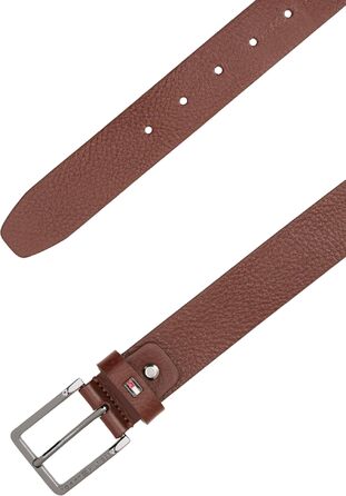 Чоловічий шкіряний ремінь Tommy Hilfiger Oliver Brown (Coffee Bean)