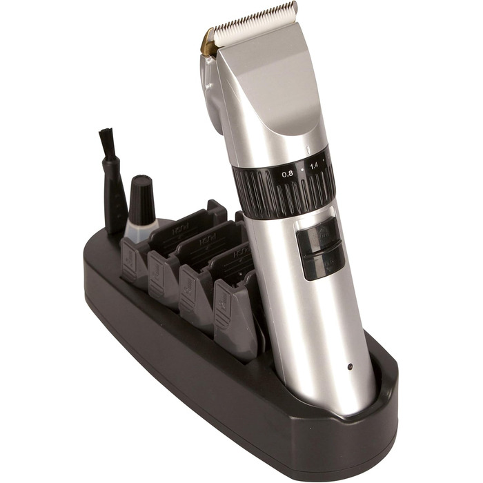 Акумуляторна машинка для стрижки Kerbl Onyx з аксесуарами та запасними лезами для Onyx Art.18180. Комплект з запасними лезами
