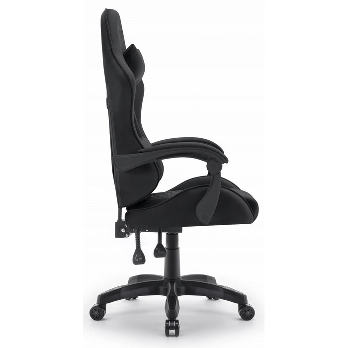 Ігрове крісло Hell's Chair HC-1000 Black, тканина, чорний