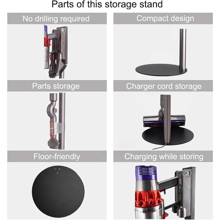 Сумка-органайзер для пилососів Dyson V15, V11, V10, V8, V7, V6 - чорний