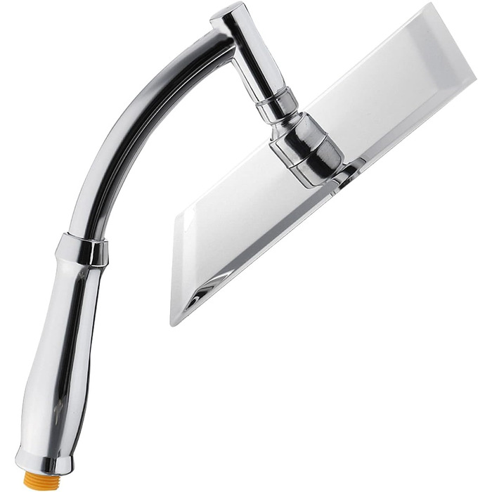 POHOVE Shower Head with Hose, Spray Patterns Shower Sprayer with Hose 1.5m, 360 Degree Adjustable Large Shower Head Handheld Shower, Rain Shower Head, Universal Shower Sprayer for Bathing and Spa (Size: 8inch)