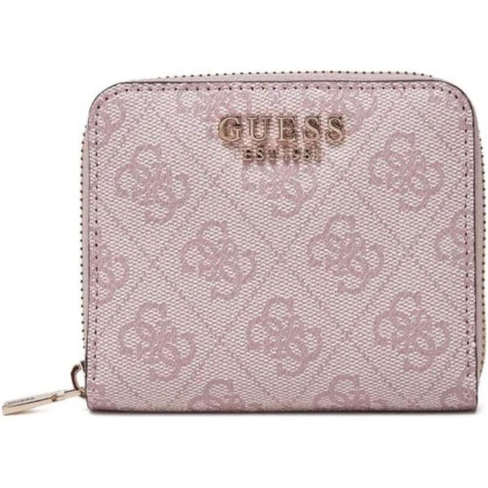 Жіночий гаманець GUESS Zamira SLG з круговою застібкою-блискавкою, орхідея, з логотипом