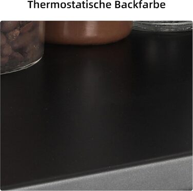 Стійка для мікрохвильової печі, 2-ярусна, чорна. Розширювана, з 6 гачками. Розміри: 36–57 x 36,5 x 80 см