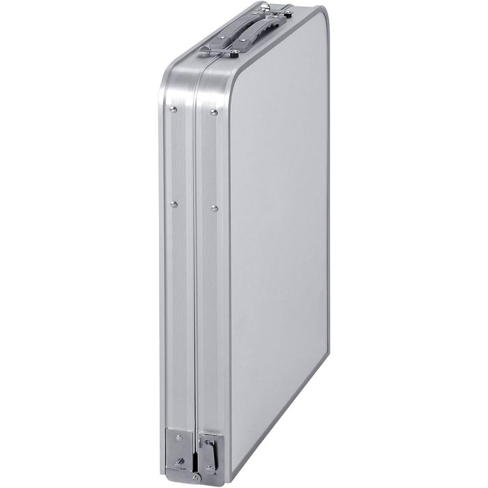 Складний алюмінієвий стіл 120 см для пікніка, кемпінгу, саду та вечірок. 3 регульовані висоти.