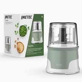 Подрібнювач продуктів Imetec Tritapiù з нержавіючими лезами, 600 мл, 1000 Вт, білий/зелений