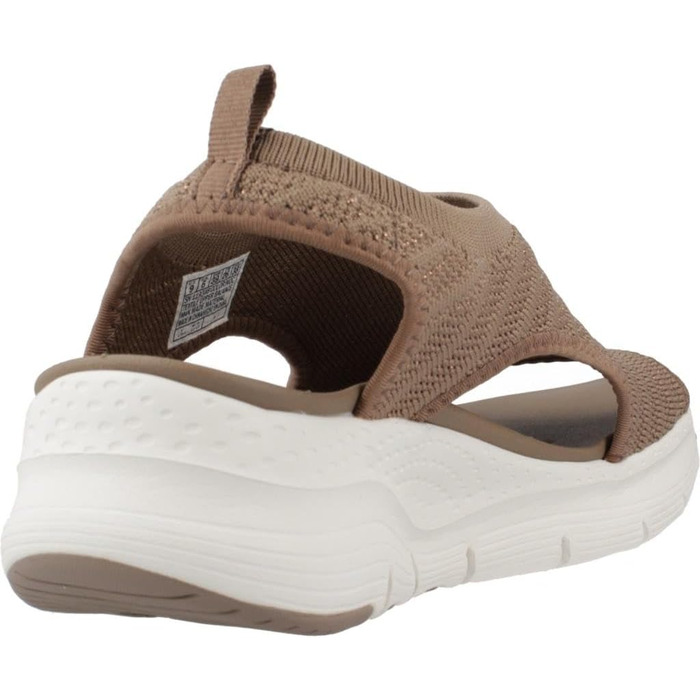 Skechers Arch Fit City Catch – жіночі сандалі Mokka Mylar Strick, 35 EU (з підтримкою стопи)
