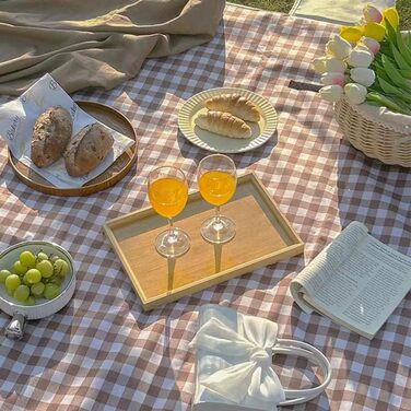 Великий пляжний килимок LRUUIDDE 203.2x203.2 см - водонепроникний, пісконепроникний, для пікніка, кемпінгу, пляжу та парку (203.2x203.2 см)