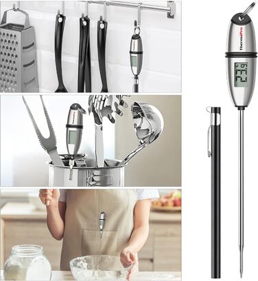 Цифровий термометр для м'яса ThermoPro: термометр для кухні, гриля та приготування їжі (2 шт.)