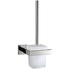 Turs Stainless Steel Toothbrush Holder Bath Drinking Glass Tumbler with Holder Wall Mount, Polished Surface, K7007P (Toilet Brush Holder)
