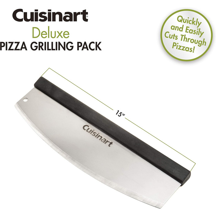 Набір для піци Cuisinart Deluxe: камінь, лопатка, ніж, алюміній