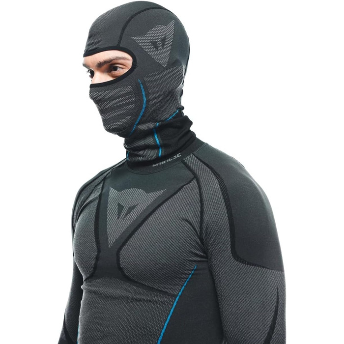 Балаклава Dainese Dry чорна/синя, універсальна, для мотоциклістів, унісекс, для всіх сезонів, італійська якість