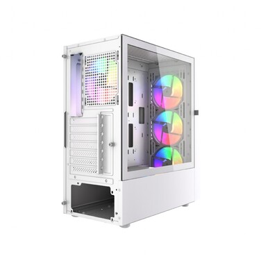 Корпус Gembird Fornax 4300 ARGB Midi Tower, білий