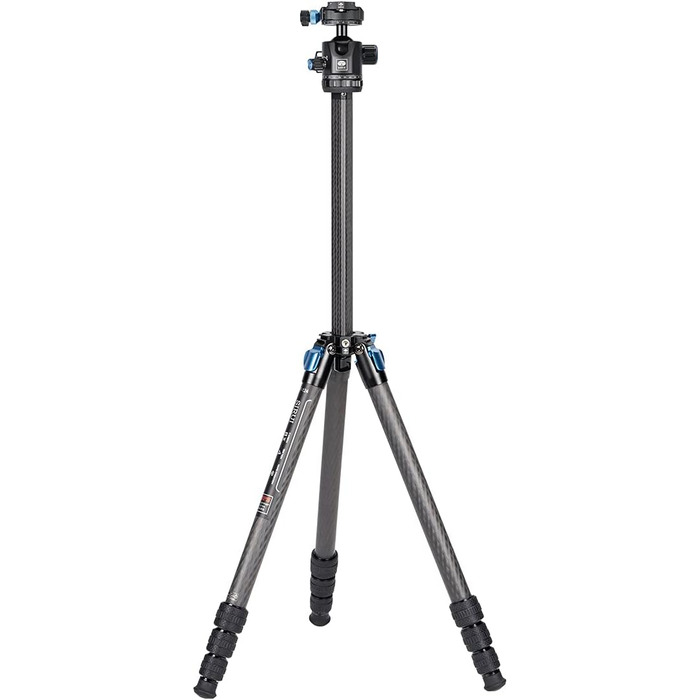 Штатив SIRUI ST-124+ST-10X з відеоголовою для панорамної зйомки, карбонове, 4 секції, 166см, 3кг