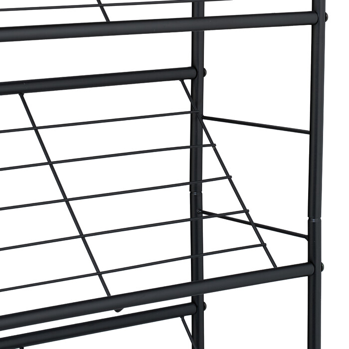 Relaxdays Industrial Shoe Rack for 9 Pairs of Shoes
