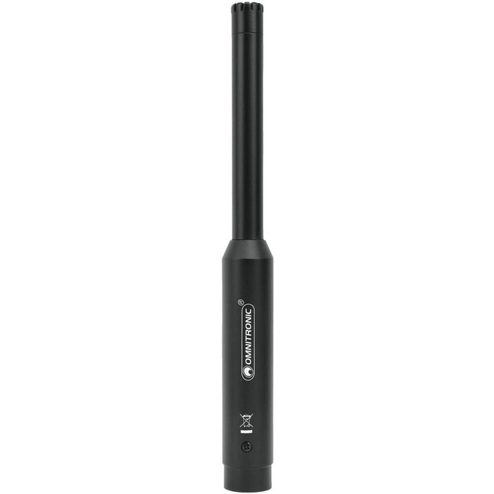 Omnitronic MIC MM-2USB Конденсаторний вимірювальний мікрофон USB | Точний USB мікрофон для вимірювань з лінійною частотною характеристикою