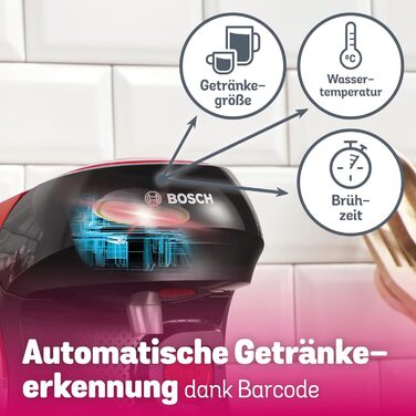 Кавомашина Tassimo Happy TAS1002N від Bosch: 70 напоїв, автоматична, для будь-яких чашок, компактна, 1400 Вт, колір антрацит