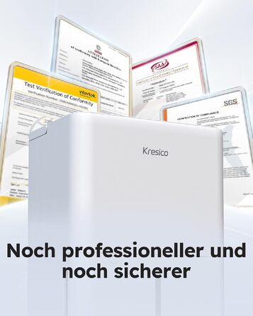 Електричний осушувач повітря Kresico xWolei 12л для приміщень до 50м², з таймером, фільтром та дренажним шлангом