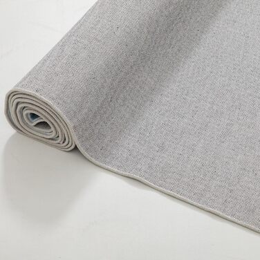 Килим TALETA для вітальні, спальні, офісу: вінтажний, квітковий, сірий, 160 x 230 см