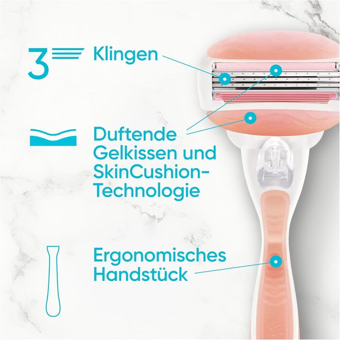 Смінні леза для жіночої бритви Gillette Venus Comfortglide Spa Breeze, рожеві, 12 шт