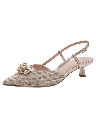 Туфлі жіночі Tamaris 1-29512-46 Pearl Glam, розмір 41 EU - слінгбеки з перламутровим блиском