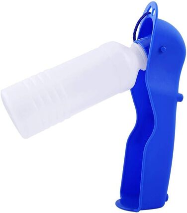 Поїлка для собак у подорожі: складана пляшка для води 250/500 мл. Зручна для собак та котів.