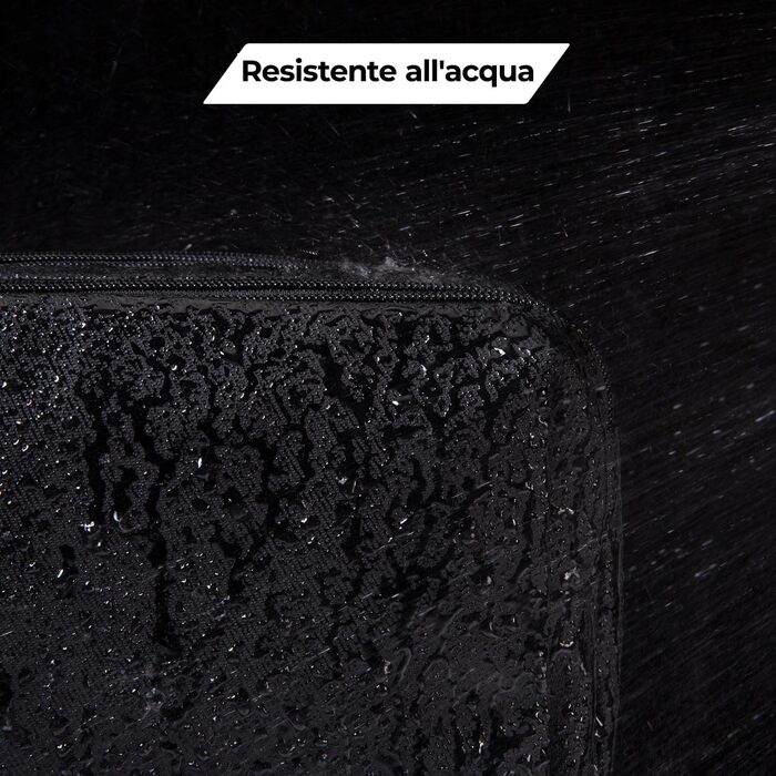 Чоловіча туалетна косметичка BAGSART для подорожей, 5L, темно-сіра (Basic, шкіряна фольга)