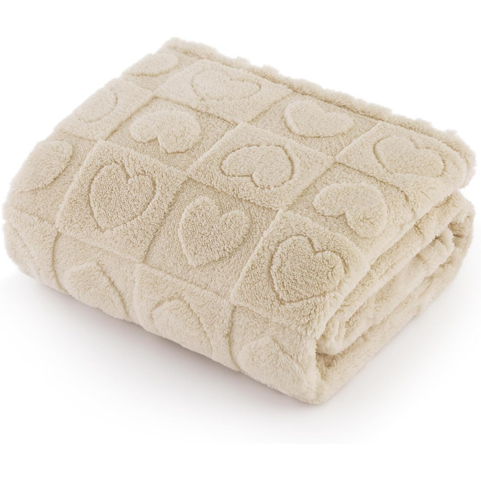 Підстилка для собак Bedsure: м'яка, тепла, кремово-біла, 100x120 см