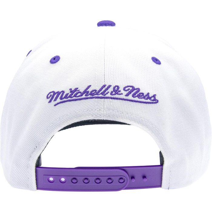 Кепка Mitchell & Ness NBA Lakers Snapback, універсальний розмір, біло-фіолетова