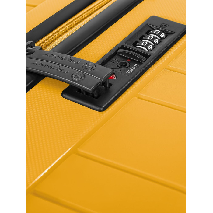 Набір валіз Franky Dallas 3.0 (3 шт.) | Жовтий, TSA-замок, 4 колеса, об'єм 36/60/92 л