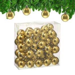 Relaxdays Set of 50 Christmas Baubles