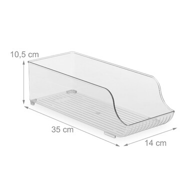 Relaxdays Long Refrigerator Organizer