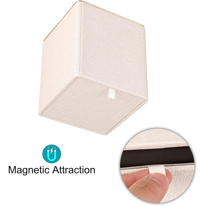 Скляна тканинна коробка BTSKY квадратної форми з декоративною золотою лінією - органайзер для серветок, бежевий