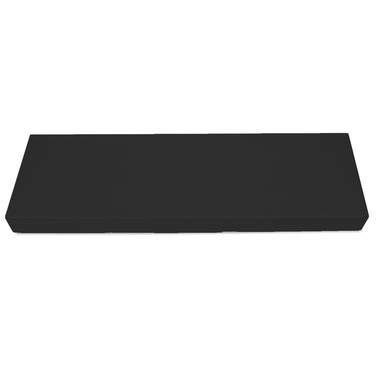 Подушка Superkissen24 120 x 40 x 8 см, чорна