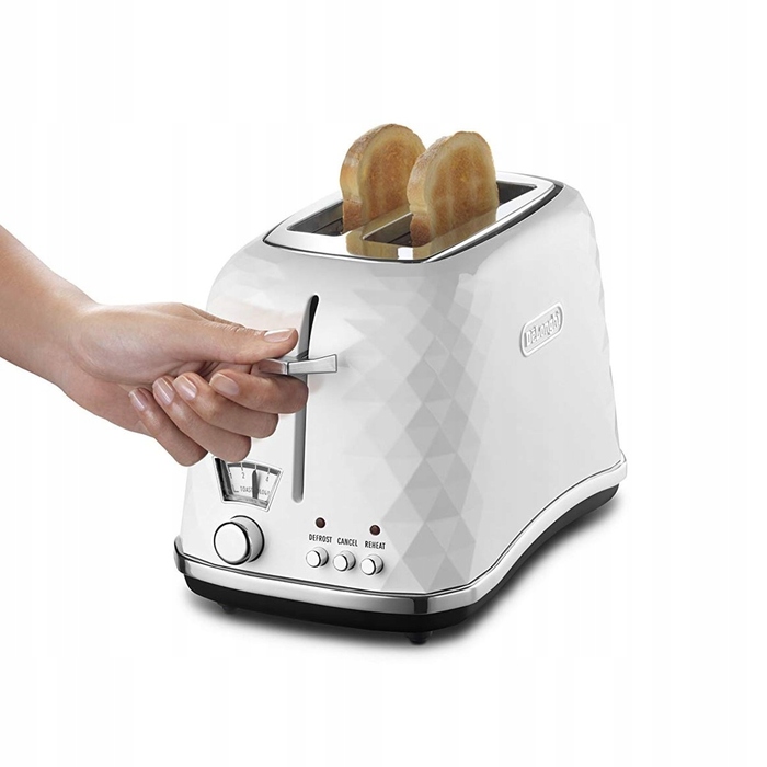 Тостер De'Longhi CTJ 2103.W, білий, 900 Вт