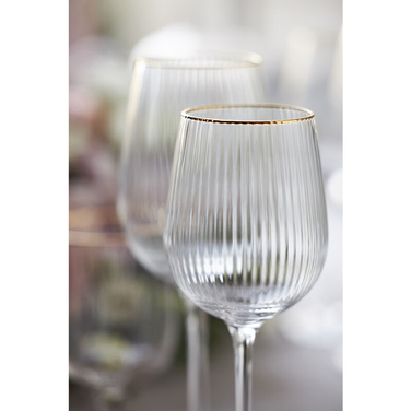 Келихи для білого вина Lyngby Glass Palermo, білі, 300 мл, 4 шт.