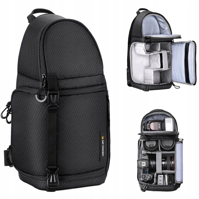 Фотосумка K&F Concept Beta Messenger 10 л, чорна