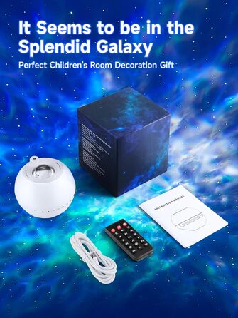 Star Projector for Kids, 15 Light Colors + 15 Music + Bluetooth Night Light Star Projector for Adults, Remote Control + 4 Timer Aurora Lamp, Galaxy Projector Gifts, Lava Lamp, Room Decoration