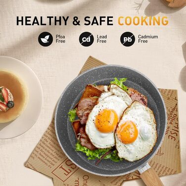 Набір посуду DishDelight з гранітним покриттям для індукційних плит (12 предметів)