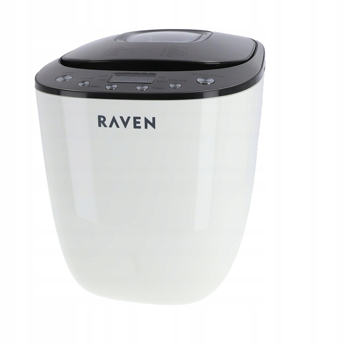 Хлібопічка Raven EWC001, біла, 550 Вт