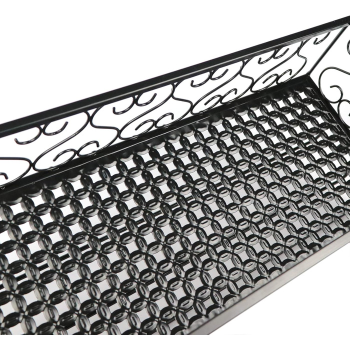 Стійка для винних та келих AcornFort® W-612 Metall – 18 пляшок та 18 келихів (50 x 20 см, Чорний)