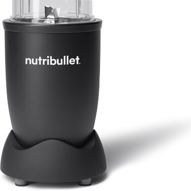 NutriBullet Pro 900, Electric Blender, Food Processor, Smoothie Blender, Multifunctional Blender, 900W Power, 900ml and 710ml Cups, Matte Black, NB910MB Matte Black Packaging with Accessories