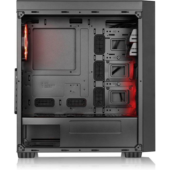 Корпус для ігрового ПК VITRUM PRO - Midi Tower, RGB підсвічування, скляна бічна панель, встановлені вентилятори, ATX, mATX, Mini-ITX, білий (APOLLON)