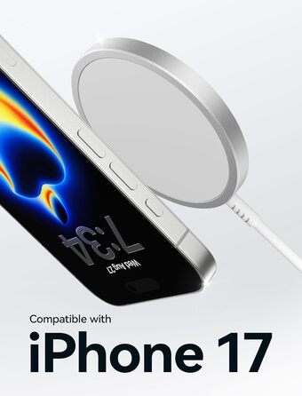 Бездротовий зарядний пристрій JSAUX MagSafe 15W для iPhone 17/16/15/14/13/12, AirPods 3/2, Кольоровий (блакитний)